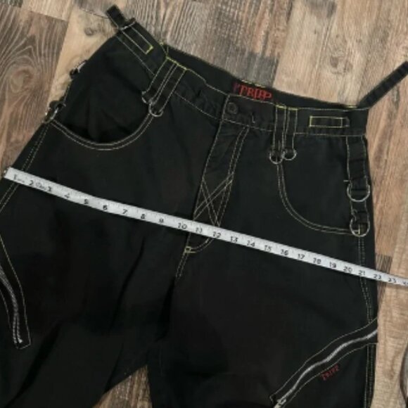 Vintage Tripp NYC 90s Gothic Zipper Pants Size Medium - Picture 8 of 9